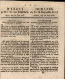 Anhang zu Nro. 21. Des Amtsblatts