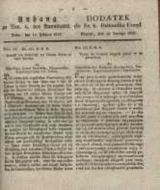 Anhang zu Nro. 6. Des Amtsblatts