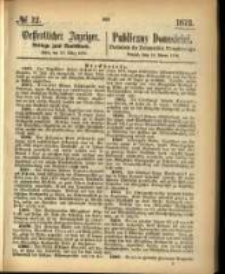 Oeffentlicher Anzeiger. 1872.03.19 Nro.12