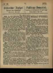 Oeffentlicher Anzeiger. 1872.05.21 Nro.21