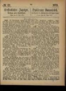 Oeffentlicher Anzeiger. 1872.05.28 Nro.22