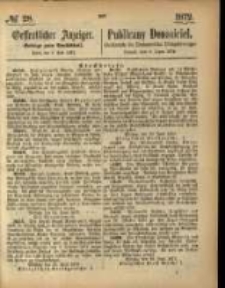 Oeffentlicher Anzeiger. 1872.07.09 Nro.28