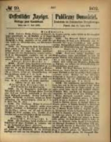 Oeffentlicher Anzeiger. 1872.07.16 Nro.29