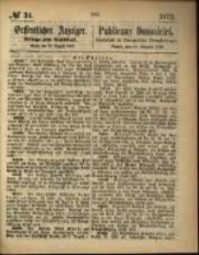 Oeffentlicher Anzeiger. 1872.08.22 Nro.34