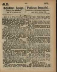 Oeffentlicher Anzeiger. 1872.09.12 Nro.37