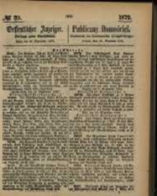 Oeffentlicher Anzeiger. 1872.09.26 Nro.39