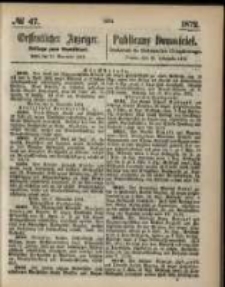 Oeffentlicher Anzeiger. 1872.11.21 Nro.47