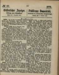 Oeffentlicher Anzeiger. 1872.12.05 Nro.49