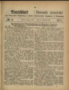 Amtsblatt der Königlichen Regierung zu Posen. 1872.01.22 Nro.4