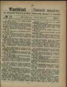 Amtsblatt der K&ouml;niglichen Regierung zu Posen. 1872.03.26 Nro.13