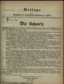 Beilage zum Amtsblatt der K&ouml;niglichen Regierung Posen