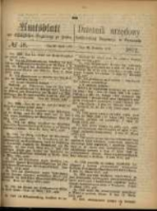 Amtsblatt der K&ouml;niglichen Regierung zu Posen. 1872.04.30 Nro.18
