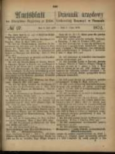 Amtsblatt der K&ouml;niglichen Regierung zu Posen. 1872.07.02 Nro.27