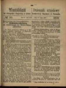 Amtsblatt der K&ouml;niglichen Regierung zu Posen. 1872.07.23 Nro.30