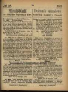 Amtsblatt der Königlichen Regierung zu Posen. 1872.09.19 Nro.38