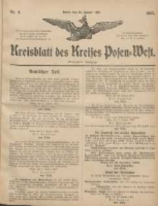 Kreisblatt des Kreises Posen-West 1907.01.24 Jg.19 Nr4