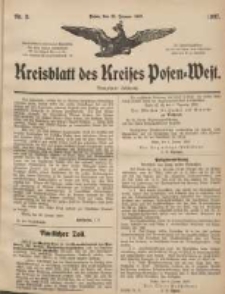 Kreisblatt des Kreises Posen-West 1907.01.31 Jg.19 Nr5