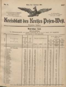 Kreisblatt des Kreises Posen-West 1907.02.07 Jg.19 Nr6