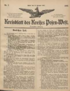 Kreisblatt des Kreises Posen-West 1907.02.14 Jg.19 Nr7