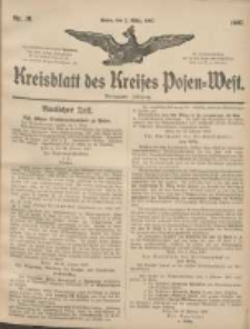 Kreisblatt des Kreises Posen-West 1907.03.07 Jg.19 Nr10