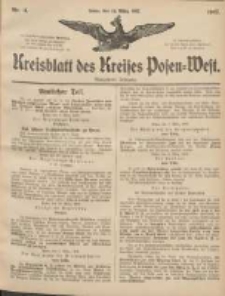 Kreisblatt des Kreises Posen-West 1907.03.14 Jg.19 Nr11