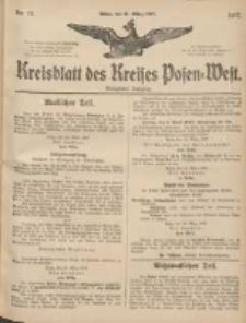 Kreisblatt des Kreises Posen-West 1907.03.21 Jg.19 Nr12
