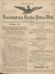 Kreisblatt des Kreises Posen-West 1907.05.23 Jg.19 Nr21