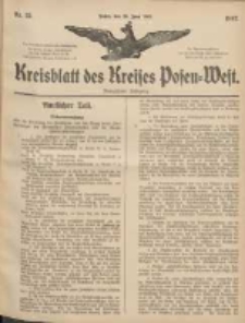 Kreisblatt des Kreises Posen-West 1907.06.20 Jg.19 Nr25