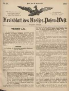 Kreisblatt des Kreises Posen-West 1907.08.29 Jg.19 Nr35