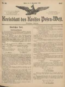 Kreisblatt des Kreises Posen-West 1907.09.05 Jg.19 Nr36