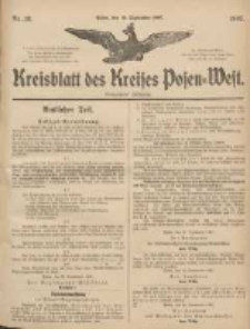 Kreisblatt des Kreises Posen-West 1907.09.19 Jg.19 Nr38