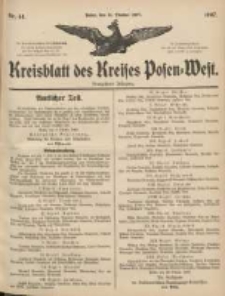 Kreisblatt des Kreises Posen-West 1907.10.31 Jg.19 Nr44