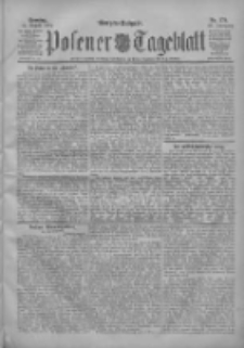 Posener Tageblatt 1904.08.14 Jg.43 Nr379