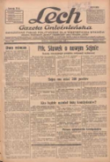 Lech.Gazeta Gnieźnieńska: codzienne pismo polityczne dla wszystkich stan&oacute;w. Dodatki: tygodniowy "Lechita" i powieściowy oraz dwutygodnik "Leszek" 1935.05.09 R.36 Nr107