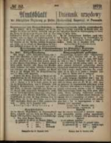 Amtsblatt der K&ouml;niglichen Regierung zu Posen. 1872.12.26 Nro.52