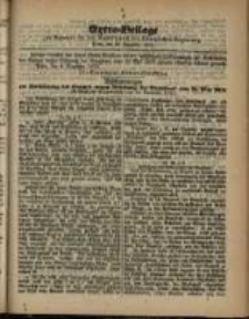 Extra=Beilage zum Amtsblatt der Königlichen Regierung zu Posen, den 26. Dezember 1872