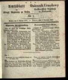 Amtsblatt der Königlichen Regierung zu Posen. 1837.01.03 Nro.1