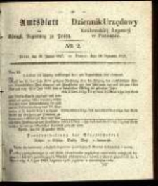 Amtsblatt der Königlichen Regierung zu Posen. 1837.01.10 Nro.2