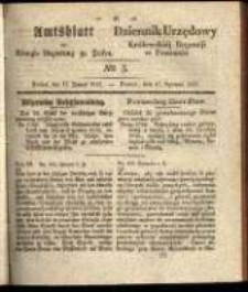 Amtsblatt der K&ouml;niglichen Regierung zu Posen. 1837.01.17 Nro.3