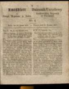 Amtsblatt der K&ouml;niglichen Regierung zu Posen. 1837.01.24 Nro.4