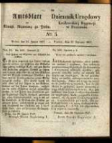 Amtsblatt der K&ouml;niglichen Regierung zu Posen. 1837.01.31 Nro.5