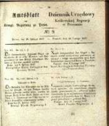 Amtsblatt der Königlichen Regierung zu Posen. 1837.02.28 Nro.9