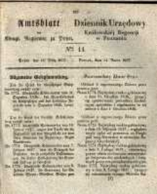 Amtsblatt der K&ouml;niglichen Regierung zu Posen. 1837.03.14 Nro.11