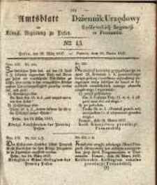 Amtsblatt der Königlichen Regierung zu Posen. 1837.03.28 Nro.13