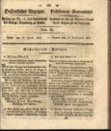 Oeffentlicher Anzeiger. 1827.04.17 Nro.16