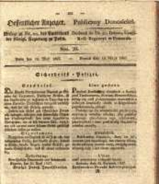 Oeffentlicher Anzeiger. 1827.05.15 Nro.20