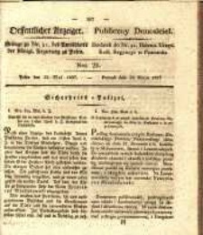 Oeffentlicher Anzeiger. 1827.05.22 Nro.21