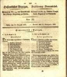 Oeffentlicher Anzeiger. 1827.08.21 Nro.34