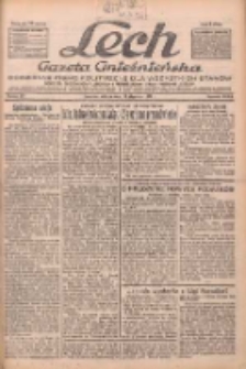 Lech.Gazeta Gnieźnieńska: codzienne pismo polityczne dla wszystkich stan&oacute;w. Dodatki: tygodniowy "Lechita" i powieściowy oraz dwutygodnik "Leszek" 1933.01.28 R.34 Nr23