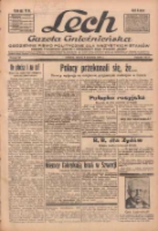 Lech.Gazeta Gnieźnieńska: codzienne pismo polityczne dla wszystkich stanów. Dodatki: tygodniowy "Lechita" i powieściowy oraz dwutygodnik "Leszek" 1935.04.06 R.36 Nr81